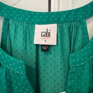 CAbi green Sleeveless Blouse